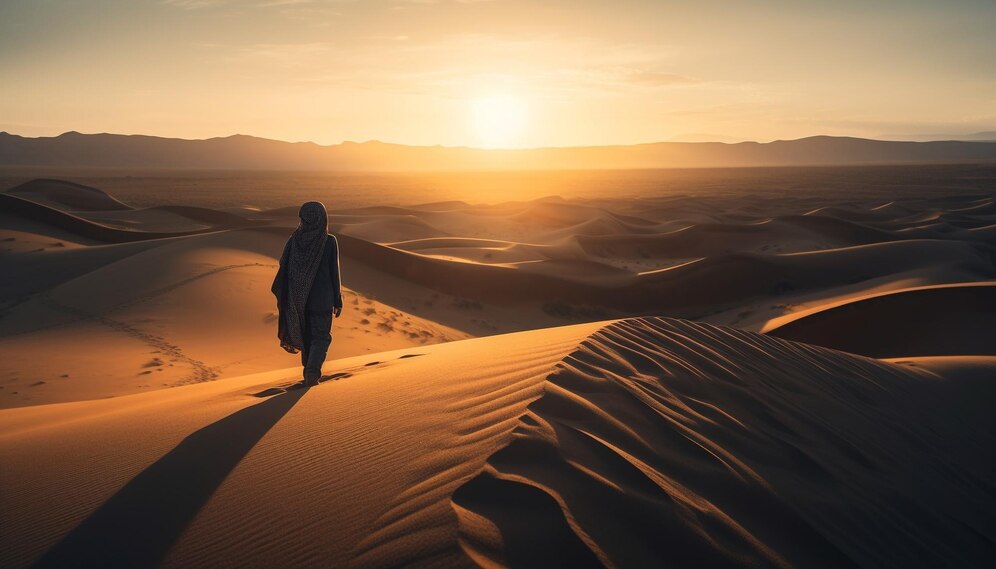 Plongez dans un monde où le calme règne en maître, où le Sahara tunisien se révèle comme un havre de tranquillité, tant de jour que de nuit. Notre mission ? Vous faire découvrir ce nouveau monde de sérénité, un écrin préservé au cœur du désert. Bienvenue à bord de cette odyssée tranquille où chaque instant est une pause dans le tumulte de la vie quotidienne. Le Jour : Une Immersion dans le Silence du Désert Dès que le soleil se lève sur le Sahara tunisien, une symphonie de silence prend place. Les dunes s'étirent à perte de vue, évoquant une toile de maître où seuls les murmures du vent et le doux sable sous vos pieds rompent le calme absolu. C'est un spectacle hypnotique, une expérience sensorielle qui apaise l'esprit et recharge l'âme. La Nuit : Un Ciel Étoilé comme Jamais Vu Quand la nuit tombe, un tout autre spectacle se dévoile. Le ciel du Sahara s'illumine d'une myriade d'étoiles, créant une voie lactée éblouissante. C'est un ballet céleste d'une beauté saisissante, une invitation à contempler l'infini. Le calme nocturne devient un compagnon, accentuant la magie de ce paysage étoilé unique. Une Oasis de Paix au Cœur du Désert Au-delà de l'immensité, notre odyssée vous conduit vers des oasis cachées. Des endroits où le murmure d'une source d'eau s'harmonise avec le chant du vent, offrant une pause rafraîchissante dans ce désert majestueux. Ces oasis deviennent des refuges de paix, des havres où le calme devient une véritable énergie revitalisante. Embrassez la Tranquillité Sahara Cette odyssée à la recherche du calme absolu au Sahara tunisien est bien plus qu'un simple voyage. C'est une invitation à se déconnecter du tumulte quotidien, à embrasser la tranquillité qui émane de ces vastes étendues désertiques. Que ce soit de jour, avec le silence des dunes, ou de nuit, sous le ciel étoilé, chaque instant devient une célébration de la paix intérieure.