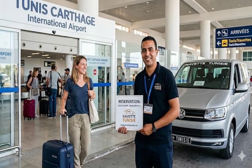 Arriver en Tunisie doit toujours être un moment agréable, pas une source de stress. Après un vol parfois long et fatigant, la dernière chose que vous voulez faire est de chercher un taxi, négocier un prix ou attendre un transport aléatoire. C’est exactement pour cela que notre service de transfert aéroport Tunis Hammamet avec Navette Tunisie est la solution idéale. Nous vous proposons un transport privé, confortable et parfaitement organisé dès votre arrivée à l’aéroport Tunis Carthage, jusqu’à votre hôtel ou résidence à Hammamet. 👉 Un chauffeur vous attend, un véhicule propre et climatisé vous accueille, et votre trajet se fait directement sans attente ni complication. Pourquoi choisir un transfert aéroport Tunis Hammamet privé ? Le trajet entre l’aéroport Tunis Carthage et Hammamet est l’un des plus demandés en Tunisie. Et pour cause : c’est une destination touristique incontournable. Choisir un transfert privé aéroport Tunis Hammamet vous permet de voyager dans les meilleures conditions : ✔️ Pas de stress à l’arrivée ✔️ Chauffeur professionnel qui vous attend ✔️ Prix fixé à l’avance ✔️ Véhicule confortable et climatisé ✔️ Trajet direct sans arrêt inutile 👉 Contrairement aux taxis classiques, vous savez exactement ce que vous payez et vous profitez d’un service haut de gamme dès votre arrivée. Transfert aéroport Tunis Carthage vers Hammamet : un trajet simple et agréable Dès votre sortie de l’aéroport, votre chauffeur vous accueille avec un panneau nominatif. Il vous aide avec vos bagages et vous conduit directement vers Hammamet. Pendant le trajet, vous pouvez simplement vous détendre et profiter du paysage tunisien : Routes côtières agréables Vue sur la Méditerranée Ambiance chaleureuse du pays 👉 Le trajet dure environ 45 minutes à 1 heure selon la circulation. Navette aéroport Hammamet : un service adapté à tous les voyageurs Que vous soyez en couple, en famille ou en groupe, notre service de navette aéroport Tunis Hammamet s’adapte à toutes les situations. Nous proposons : ✔️ Voitures confortables pour 1 à 4 personnes ✔️ Minibus pour familles et groupes ✔️ Véhicules VIP sur demande ✔️ Transport avec bagages inclus 👉 Chaque transfert est organisé selon vos besoins pour garantir un confort maximal. Un chauffeur professionnel à votre service Avec Navette Tunisie, vous n’avez pas simplement un transport, vous avez un vrai service humain. Votre chauffeur est : Ponctuel et professionnel Accueillant et discret Expérimenté sur les routes tunisiennes Disponible pour vous aider à tout moment 👉 Il s’occupe de tout pour que vous n’ayez qu’une seule chose à faire : profiter de votre séjour. Transfert retour Hammamet vers aéroport Tunis Carthage Nous ne proposons pas seulement l’arrivée, mais aussi le retour. 👉 Votre transfert Hammamet vers l’aéroport Tunis Carthage est organisé à l’avance pour garantir : ✔️ Arrivée à l’heure à l’aéroport ✔️ Gestion du trafic ✔️ Prise en charge directement à votre hôtel ✔️ Assistance bagages Vous partez en toute tranquillité, sans risque de retard. Prix fixe et réservation simple Avec notre service de transfert privé aéroport Tunis Hammamet, pas de surprise : ✔️ Tarif fixé avant la course ✔️ Aucun frais caché ✔️ Paiement simple ✔️ Confirmation rapide 👉 Vous savez exactement combien vous payez dès la réservation. Disponibilité 24h/24 et 7j/7 Les vols arrivent à toute heure, c’est pourquoi notre service est disponible en permanence. 👉 Que votre vol arrive tôt le matin ou tard le soir, votre chauffeur sera toujours présent. Nous suivons également les horaires des vols pour gérer les retards éventuels. Pourquoi réserver avec Navette Tunisie ? Des centaines de voyageurs nous font déjà confiance pour leurs transferts en Tunisie. Voici pourquoi : ✔️ Service fiable et ponctuel ✔️ Chauffeurs expérimentés ✔️ Véhicules propres et climatisés ✔️ Réservation rapide sur WhatsApp ✔️ Assistance personnalisée ✔️ Disponibilité 24h/24 👉 Nous faisons tout pour rendre votre arrivée en Tunisie simple et agréable. Comment réserver votre transfert aéroport Tunis Hammamet ? La réservation est rapide et facile : 👉 Envoyez simplement : Votre numéro de vol Heure d’arrivée Nombre de passagers Destination (Hammamet hôtel ou résidence) 📲 Réponse rapide sur WhatsApp ➡️ www.navettetunisie.net 👉 Confirmation immédiate et organisation de votre chauffeur. FAQ – Transfert Aéroport Tunis Hammamet Combien de temps dure le trajet Tunis Hammamet ? 👉 Environ 45 minutes à 1 heure selon le trafic. Le chauffeur m’attend-il à l’aéroport ? 👉 Oui, il vous attend avec un panneau nominatif à votre arrivée. Le prix est-il fixe ? 👉 Oui, le tarif est fixé à l’avance sans surprise. Le service est-il disponible la nuit ? 👉 Oui, nous sommes disponibles 24h/24 et 7j/7. Peut-on réserver pour un groupe ? 👉 Oui, nous proposons des minibus pour familles et groupes. Conclusion : votre transfert Tunis Hammamet en toute sérénité Voyager en Tunisie commence dès votre arrivée à l’aéroport. Avec Navette Tunisie, votre transfert vers Hammamet devient simple, rapide et confortable. 👉 Pas de stress 👉 Pas d’attente 👉 Pas de surprise Seulement un service professionnel et une expérience agréable. ➡️ Réservez dès maintenant votre transfert aéroport Tunis Hammamet sur : www.navettetunisie.net CLIQUEZ ICI POUR RÉSERVER VOTRE NAVETTE PRIVÉE OU VOTRE CIRCUIT DÈS MAINTENANT SUR NAVETTETUNISIE.NET.