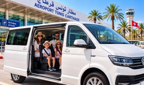 Transfert privé depuis l’aéroport Tunis-Carthage avec chauffeur professionnel