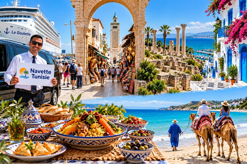 Excursion privée depuis La Goulette avec chauffeur professionnel, visite de Tunis, Carthage et Sidi Bou Saïd