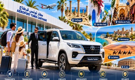Transferts privés et excursions en Tunisie : vivez une expérience authentique avec Navette Tunisie
